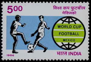 India 1121 MNH World Cup Soccer Championships