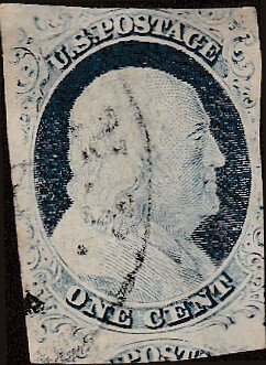 # 9 Blue Used Ben Franklin