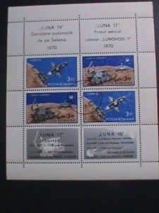 ​ROMANIA-1971-SC#C181  LUNS 16 ON MOON- US MOON MISSION- CTO S/S -VERY FINE