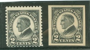 United States #610-611  Single