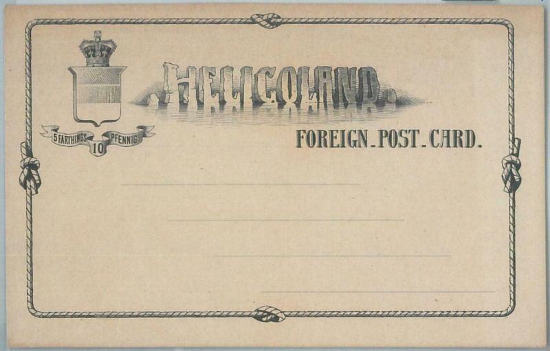 77653 - GERMANY Heligoland  - Postal History - STATIONERY CARD :  P5
