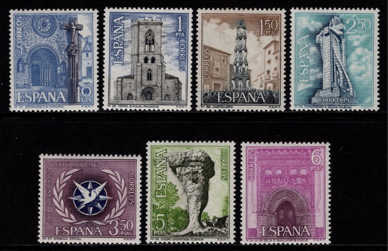 Spain 1967 Tourist Series & International Tourist Year, Set [Mint]