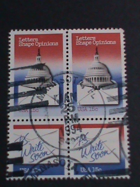 ​UNTIED STATES-  -PROMOTION USED BLOCK-VERY FINE WE SHIP TO WORLD WIDE