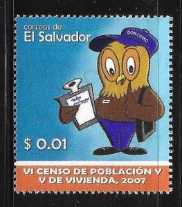 El Salvador 2007 Population Census Sc 1663 MNH A3512