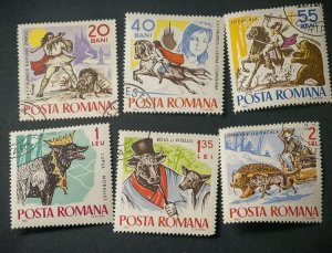Romania #1756-1761 USED set fairy tales