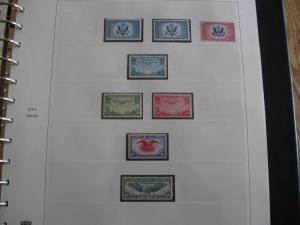 USA Nearly Complete Airmail Collection WITH ZEPPS - Mint & Hinged