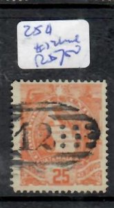 GUATEMALA   BIRD  25C  #13 CANCEL      VFU       P0214H