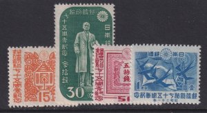 Japan, Scott 375-378, MLH