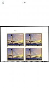 Scott # 4872 Priority Mail Plate Block Of 4 MNH, Verrazano Narrows Bridge(2014) 