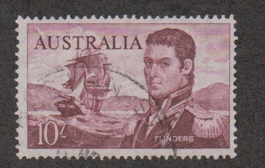 Australia # 377, Matthew Flinders, Used, 1/3 Cat.