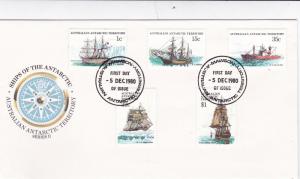 Australian Antarctic Territory 1980 Mawson A.N.A.R.E. FDC Unadressed