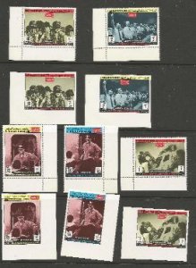 Yemen Apollo XIII perf and imperf set of 7 (14) plus Souvenir Sheet