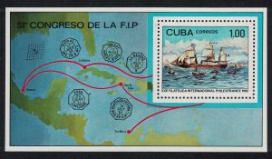 Caribic Ships MS 1982 MNH SG#MS2822