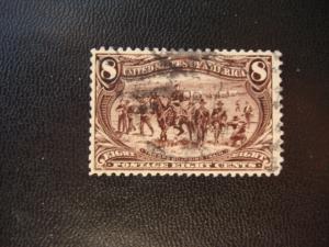 1898 TRANS-MISSISSIPPI.  SCOTT # 289  8c  F/VF  SCV. $ 45.00