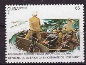 CUBA Sc# 3640 JOSE MARTI writer revolution  65c  1995   MNH