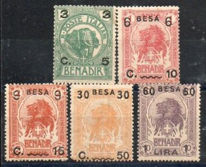 Somalia 22-24, 26-27 Mint hinged Short set