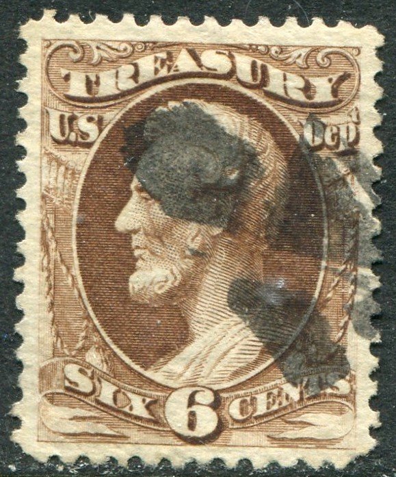 O75 6c Treasury Used VF