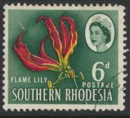 Southern Rhodesia  SG 97 SC# 100   Used Flame Lily 