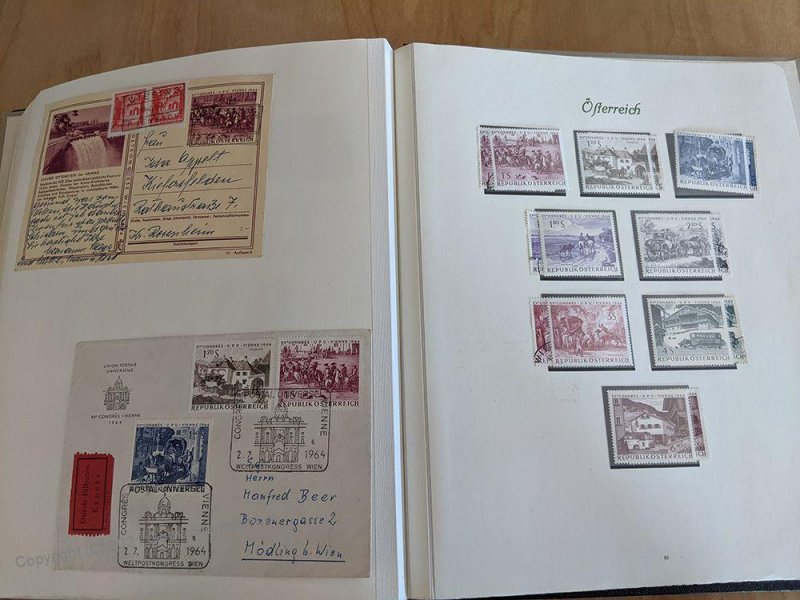 Austria Postwar Collection Graz Renner Sheets Birds Kids MNH + Many Used G105674