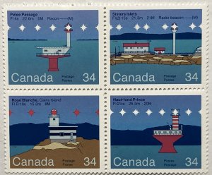 CANADA 1985 #1066a Canadian Lighthouses - MNH