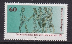 Germany  #1342  MNH  1981  year of the disabled