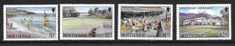 Montserrat 639-42   1986  set  4  VF NH