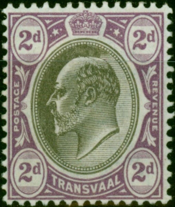 Transvaal 1902 2d Black & Purple SG246 Fine MM 