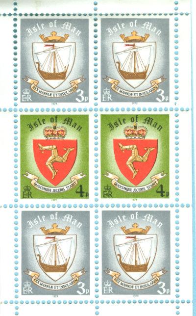 Great Britain-Isle Man # 146a 20p Complete Booklet (1)  Mint NH