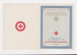 FRANCE  Red Cross Booklet #B337a  1959