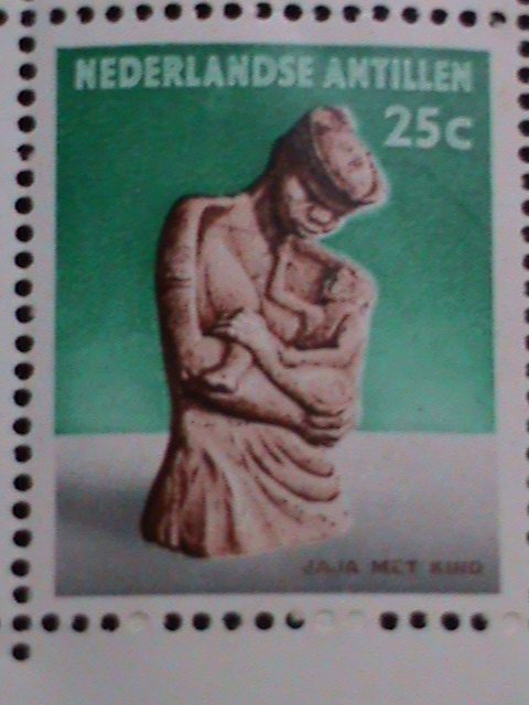 NEDERLAND ANTILLES-1962-SC#279a CULTURAL SCULPTURES-MNH S/S-VERY FINE