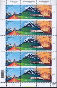 632338 MNH SUIZA 2020 CENERI 2020