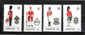 Gibraltar 1971 MNH Sc 276-9