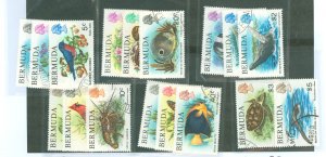 Bermuda #363-79 Used Single (Complete Set) (Wildlife)