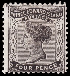 Prince Edward Island Scott 9 (1868) Mint H F, CV $9.00 M