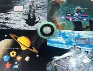 2000 Space Achievement & Exploration Stamp Expo Sc 3409-3413 Press Sheet