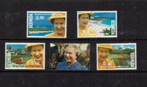 Bermuda:  1992  40th Anniversary  Accession Queen Elizabeth II, MNH Set