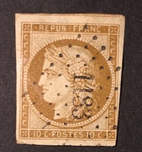 France Sc. #1, used