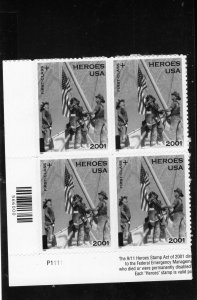 B2 Heroes of 2001, MNH LL-PB/4 (#P1111)