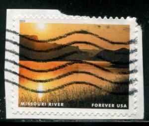 5381g US (55c) Wild & Scenic Rivers - Missouri SA, used on paper
