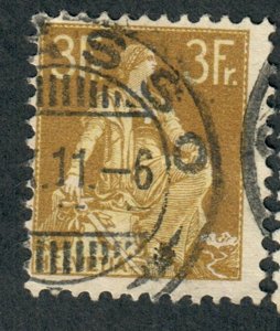 Switzerland #145 used single