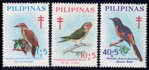 1969 Philippines Z25,27-28 Birds 2,00 €