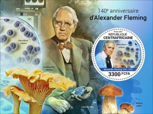 2021/07 - CENTRAL AFRICAN - ALEXANDER FLEMING     1V  complet set    MNH ** T