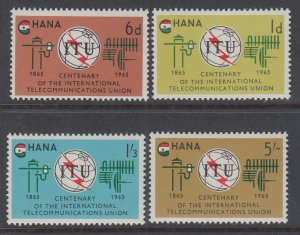 Ghana 204-207 ITU MNH VF