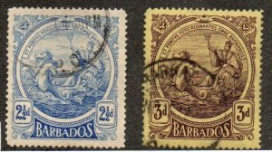 Barbados 131-132 Used