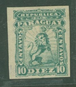 Paraguay #13a Unused Single (Reprint)