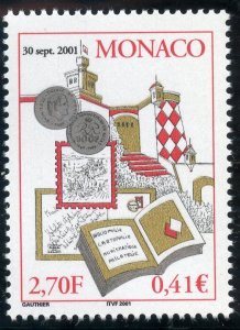 2001 Monaco 2555 Philatelic and Numismatic Bourse