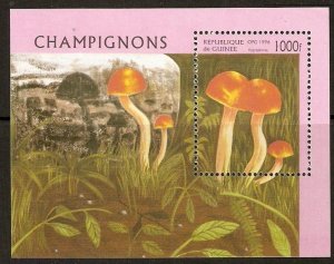 GUINEA 1996 FUNGI M/SHEET MNH