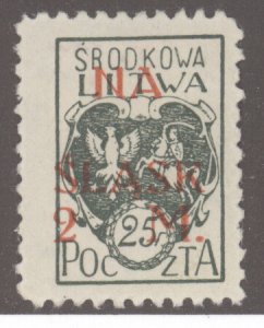 Cent. Lithuania, Scott #B2, MH