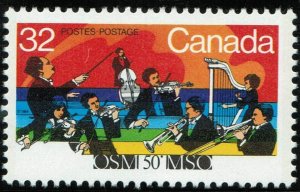 CANADA Sc# 1010  MONTREAL SYMPHONY ORCHESTRA music  1984  MNH mint