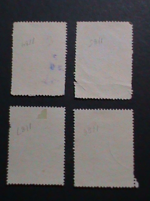 ​CUBA -1966 VERY OLD STAMPS-CHRISTMAS STAMPS-LOVELY FLOWERS-USED VERY FINE